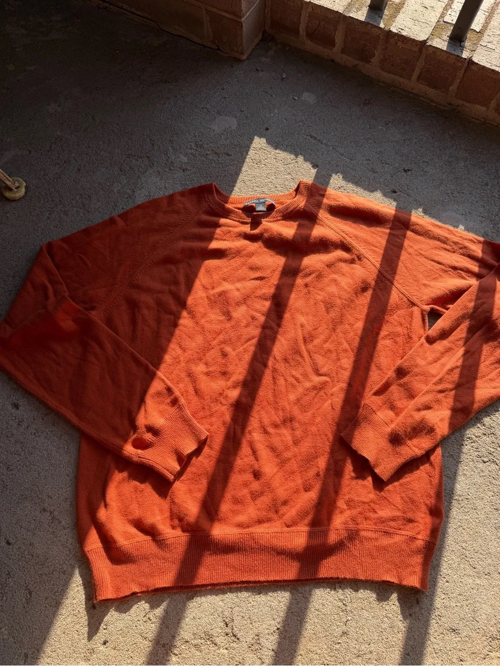 Banana Republic Orange Crewneck Sweater